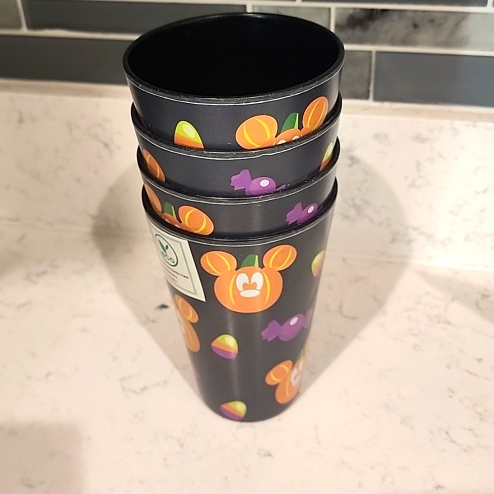 Halloween Mickey Pumpkin cups
